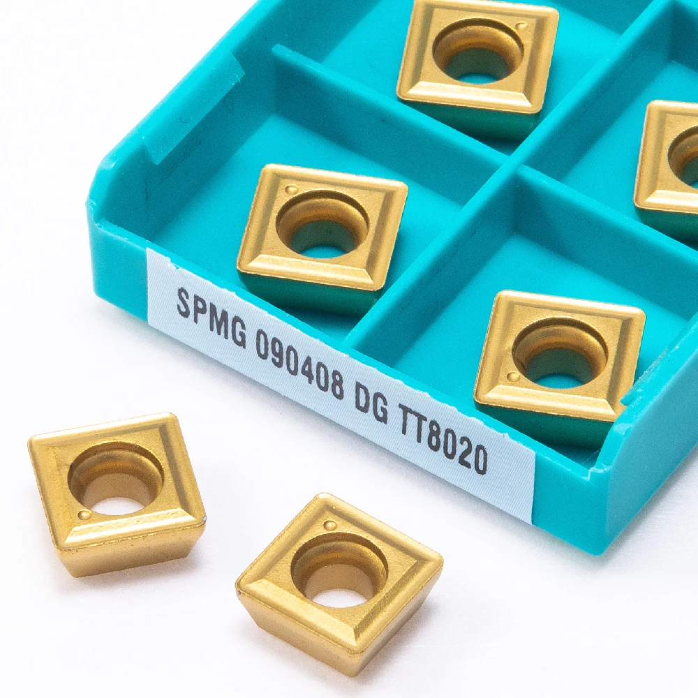 أداة ثقب كربيد CNC على شكل حرف U قابلة للفهرسة, SPMG090408 TT8020 TT9030 جديد عالي الجودة ، إدراج SPMG 090408