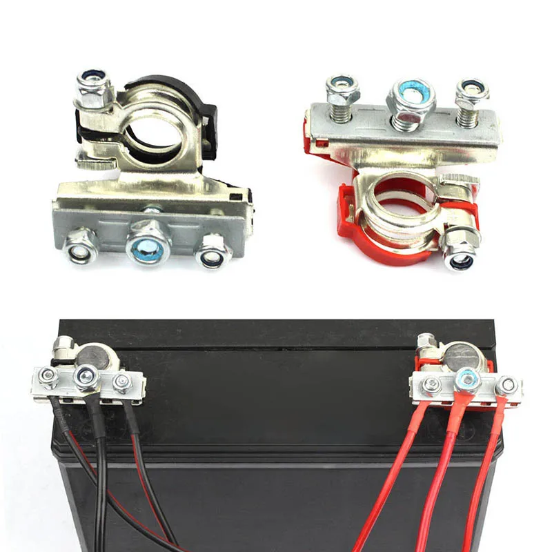 1 paio di scollegamento rapido batteria cavo principale Post terminale in ottone connettori di intercettazione 12v 6v 24v barca da corsa auto UTV camion del trattore