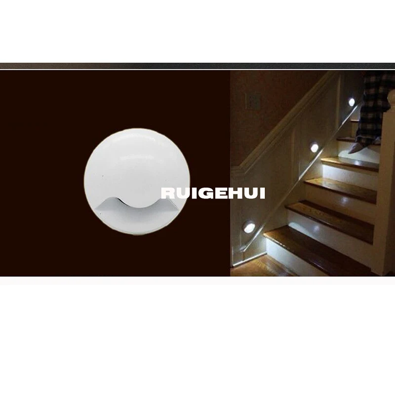 Luz Led empotrada para escalera, lámparas de aluminio de 3W, 220V, para decoración de pared del hogar, dormitorio, luz nocturna, iluminación interior