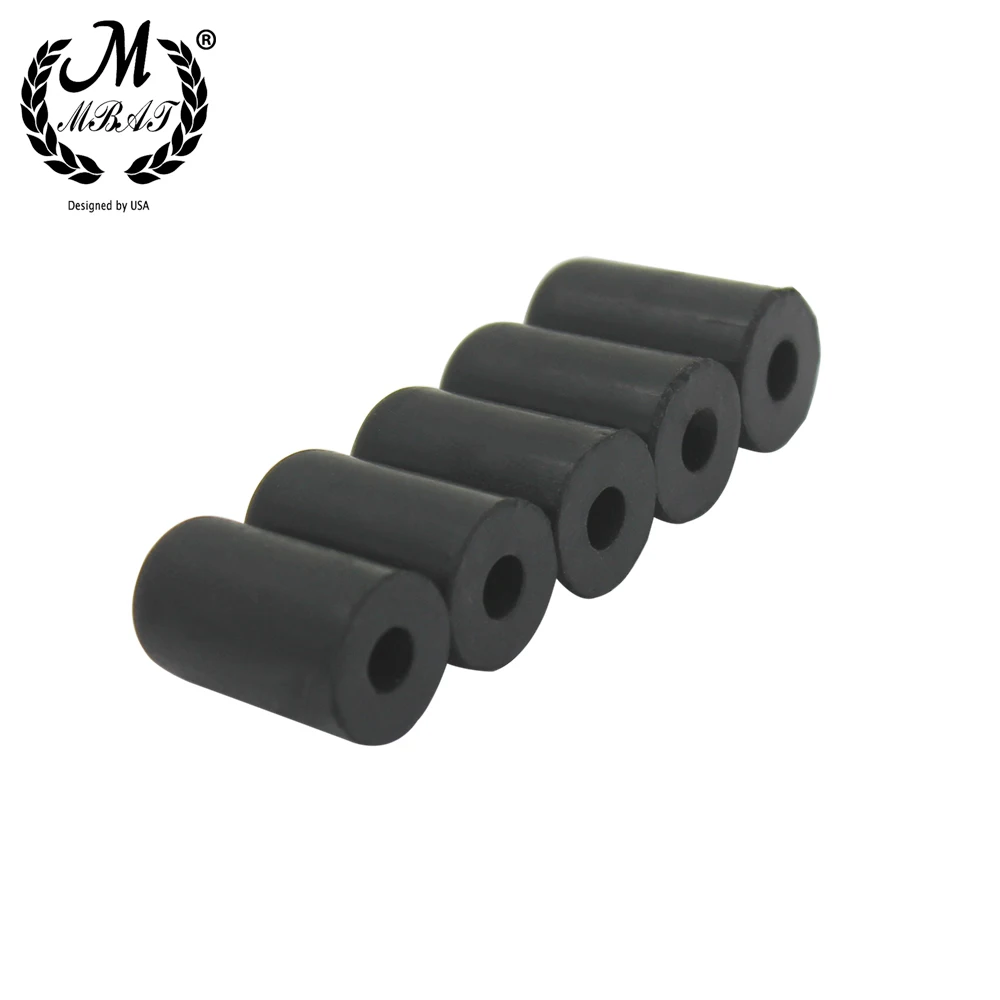 M MBAT Cello Tail Tip Cap 5 pcs Feet Support Stop Holder Non-slip Rubber Pad Stringed Instrument Accessories Music Protector