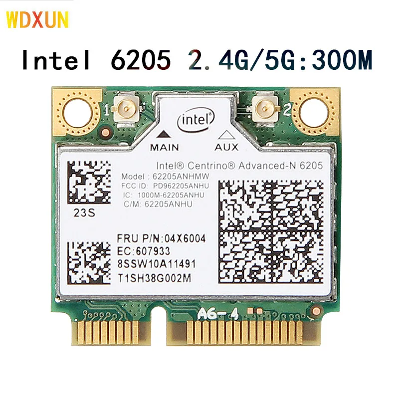 

Intel 6205AN Centrino Advanced-N 6205 62205ANHMW FRU 60Y3253 300M 5G WiFi Wireless Network Card for Thinkpad x220 x230 L420 L520