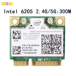 Intel 6205AN Centrino Advanced-N 6205 62205ANHMW FRU 60Y3253 300M 5G WiFi Wireless Network Card for Thinkpad x220 x230 L420 L520