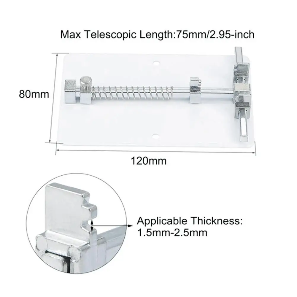 Support de planche de PCB en acier, outil de réparation universel plate-forme de Support fixe pince de soudure pour la réparation de téléphones portables