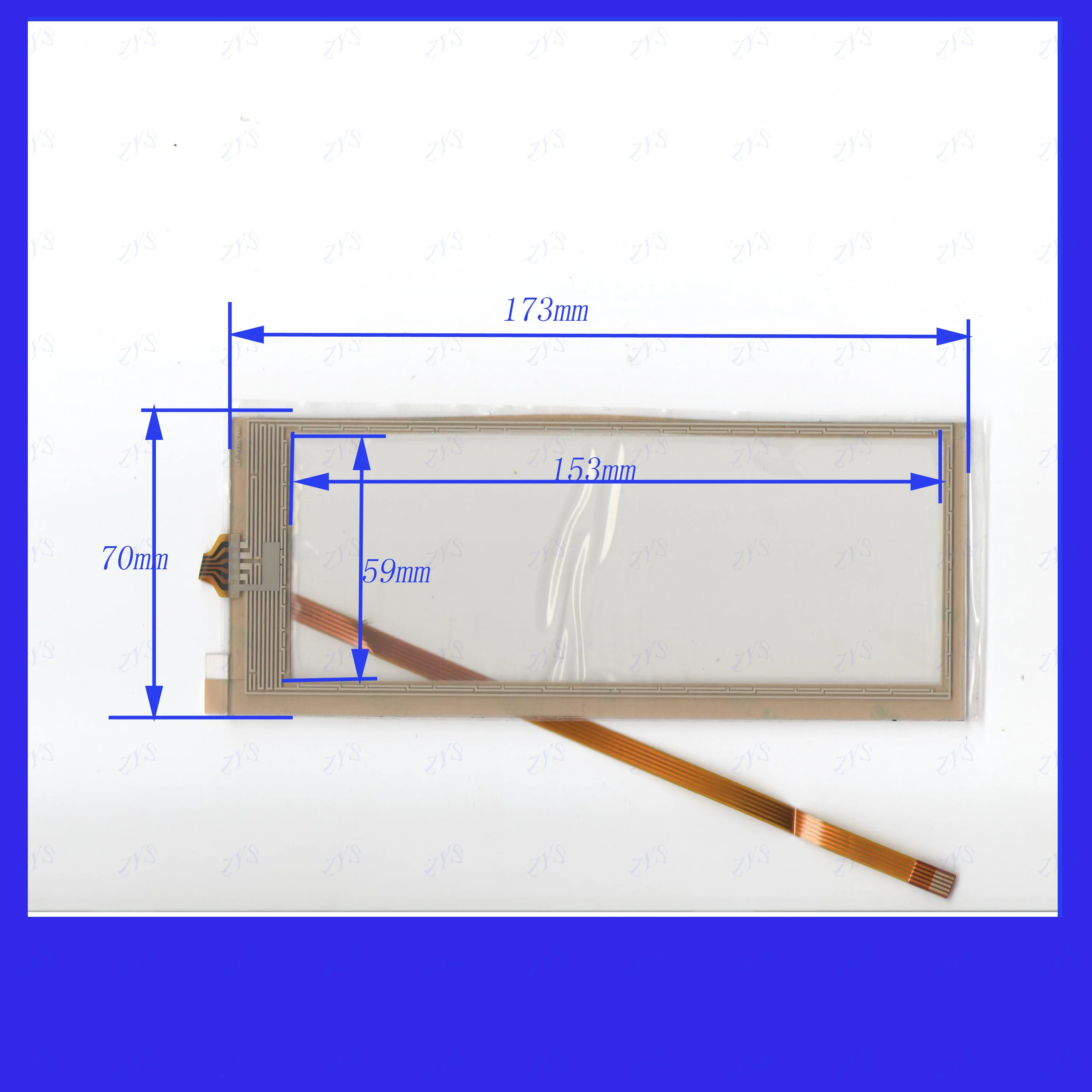 

ZhiYuSun WM3688 6 Inch Touch Screen welding 173*70mm for GPS CARS 173*70