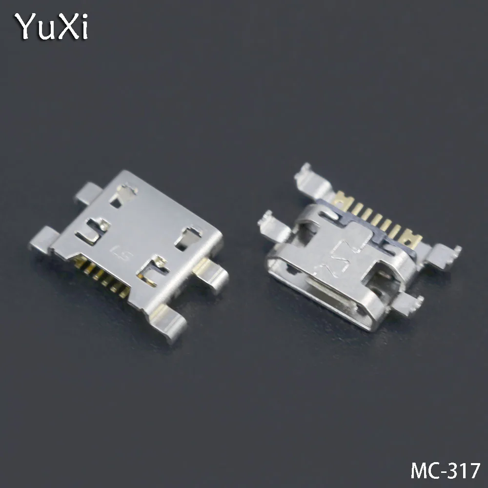 YuXi 1pcs Micro USB Charge Port Socket Jack Dock Plug For LG G4 F500 H815 For LG V10 K10 K420 K428 Charging Connector replace