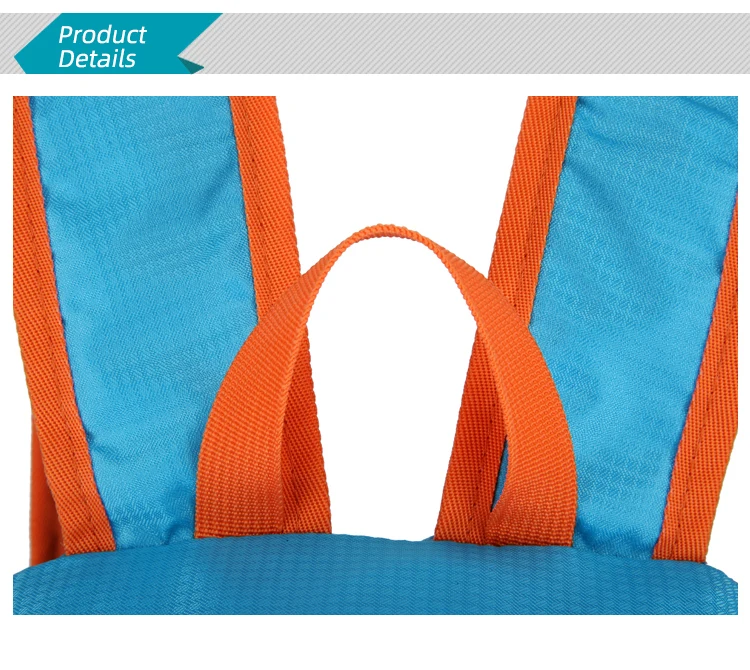 22L tragbarer faltbarer Rucksack, zusammenklappbare Bergsteigertasche, ultraleicht, Outdoor, Klettern, Radfahren, Reisen, Rucksack, Wandern, Tagesrucksack – Detail 26