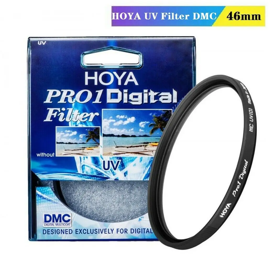 HOYA 46mm Pro 1 Digital UV Camera Lens Filter Pro1 D UV(O) DMC LPF HOYA Filter for Nikon Canon Sony Fuji