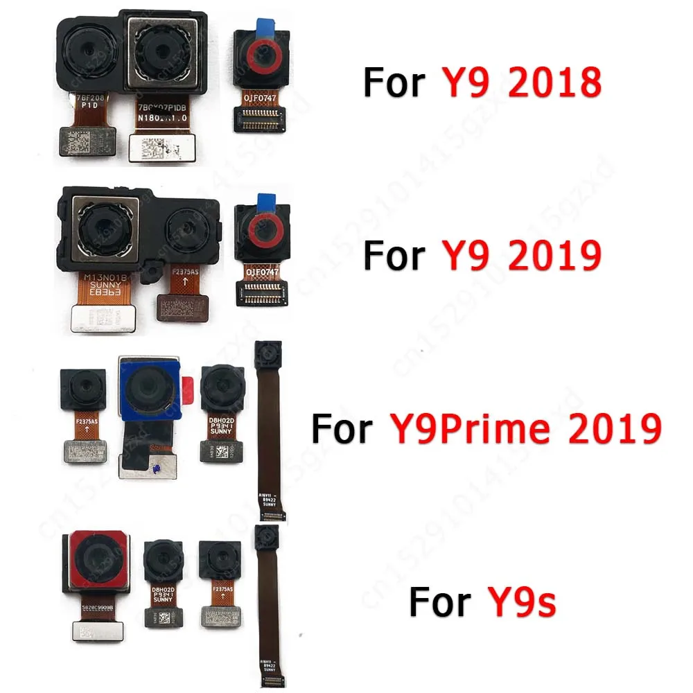 

Front Back Camera For Huawei Y9s Y9 Prime 2019 2018 Rear Small Frontal Facing Selfie Camera Module Repair Spare Parts