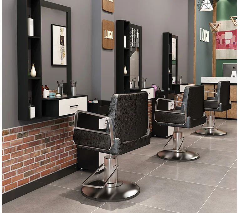 Lustro do salonu fryzjerskiego lustro do salonu fryzjerskiego nablatowa ścienna salon fryzjerski salon fryzjerski lustro wbudowane w ścianę