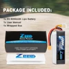 Zeee 6S 5000 6000mAh 리포 배터리, 22.2V, EC5 XT90 플러그 소프트 케이스, RC 자동차 보트 트럭 FPV 드론 배터리, 비행기 리포 부품 6
