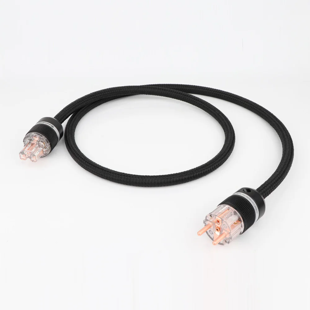 Monosaudio P903 Tsunami Series 13AWG AC Schuko Version Power Cable EU Version Power Cord Cable HIFI Extension Power Cable