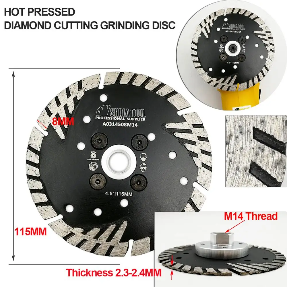 SHDIATOOL M14 Flange 4.5\