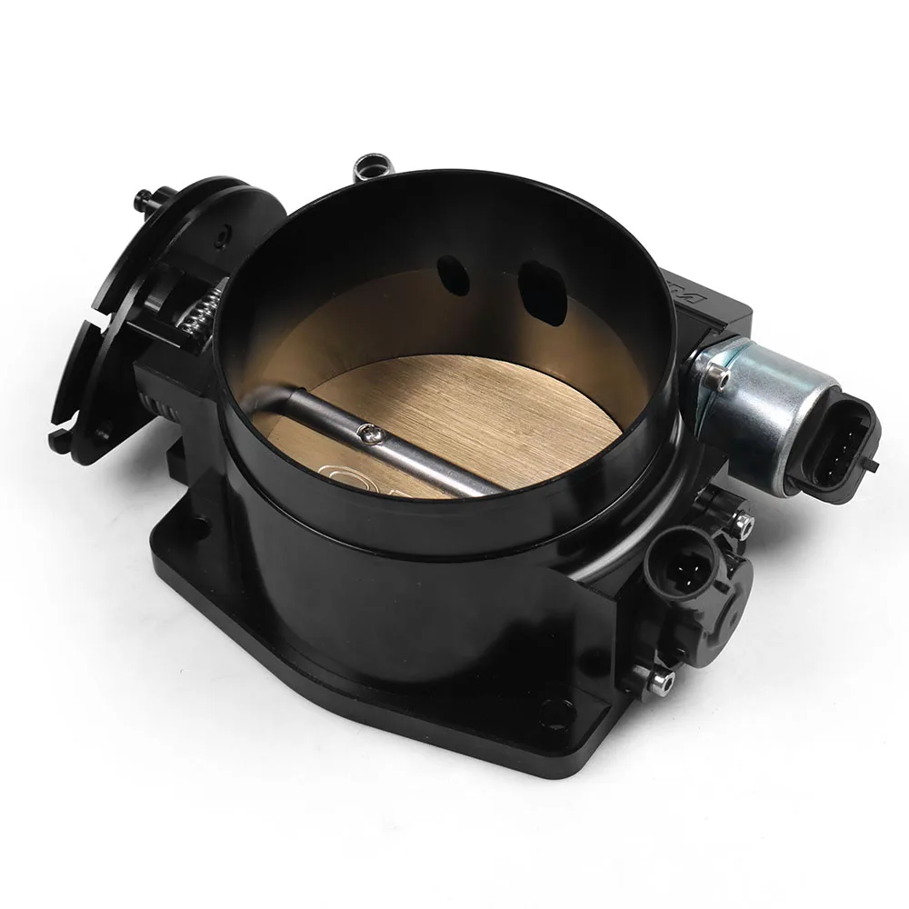 High Flow Billet Aluminum 92mm/102mm Throttle Body With TPS Sensor For LS1 LS2 LS3 LS6 LSX Car Modification Parts Black BX102152