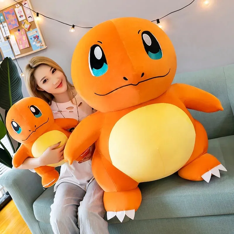 

Big Size Charmander Plush Doll Pikachu Pokemon Stuffed Toy Squirtle Bulbasaur Dragon Dinosaur Birthday Present Kid Baby Gift