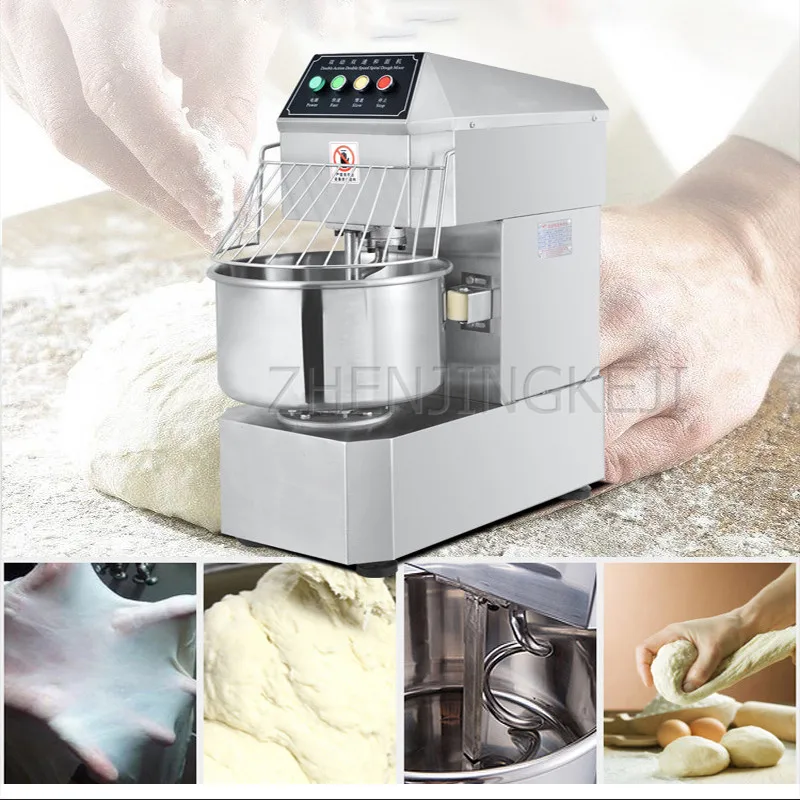 Kneading Machine 20 / 30L Commercial Automatic Stainless Steel Automatic Baking Dough Mixing Kitchen Appliance High Power 3000W