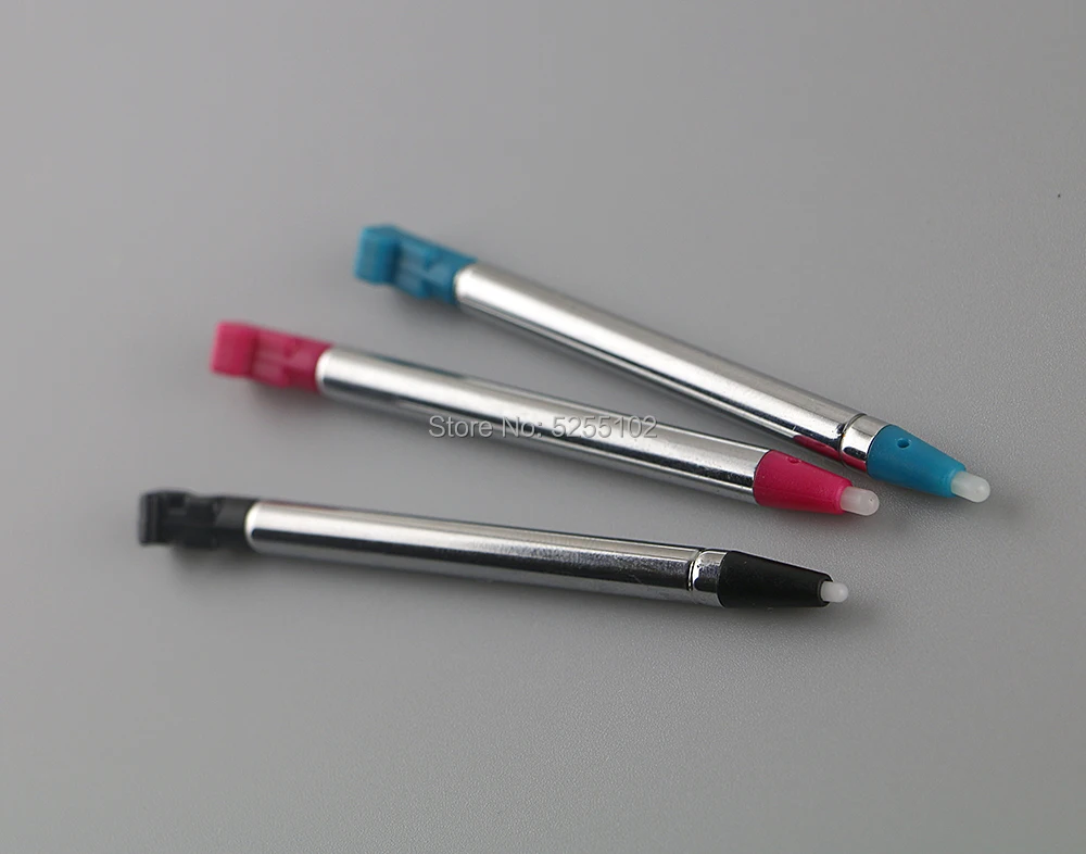 300pcs Replacement Metal Stylus Touch Screen Pen For 3DS Metal Retractable Stylus Touch Pen