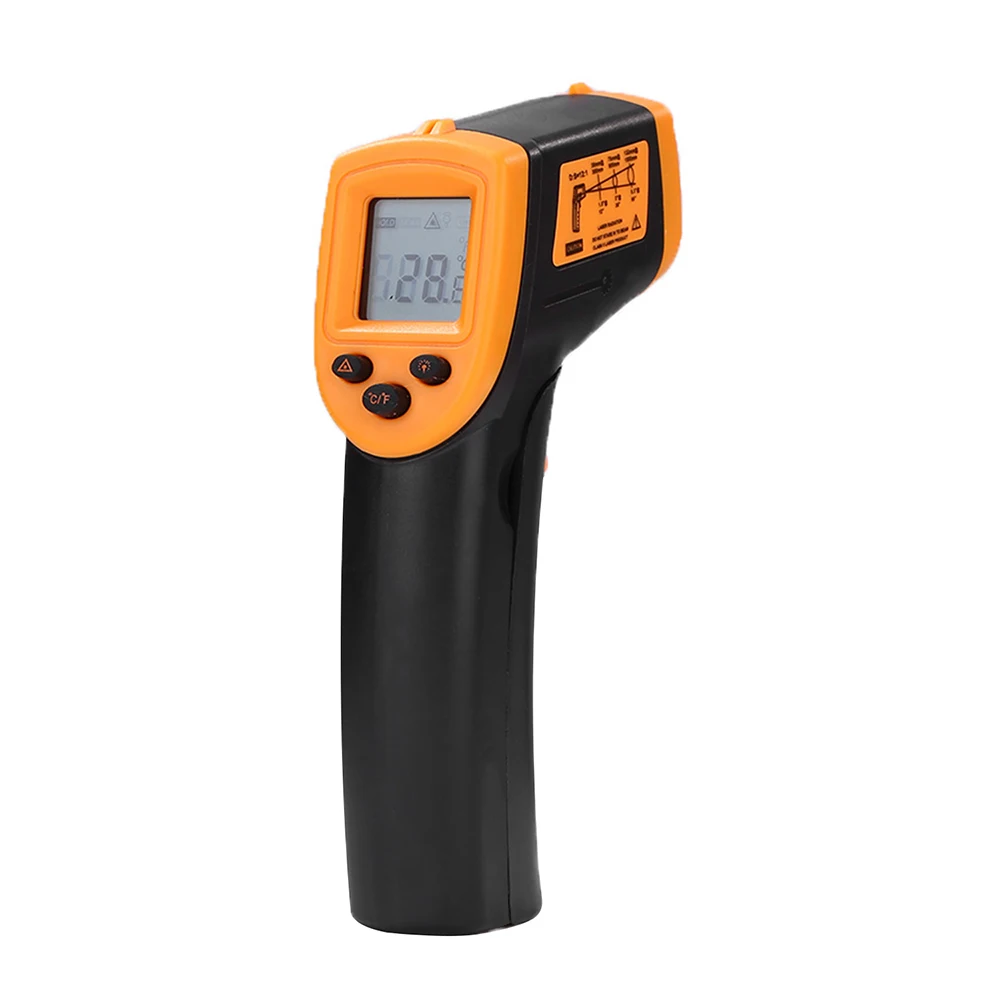 IR Infrared Thermometer GM320 Non-Contact Digital Pyrometer Temperature Meter Point -50~600°C LCD Screen thermal camera