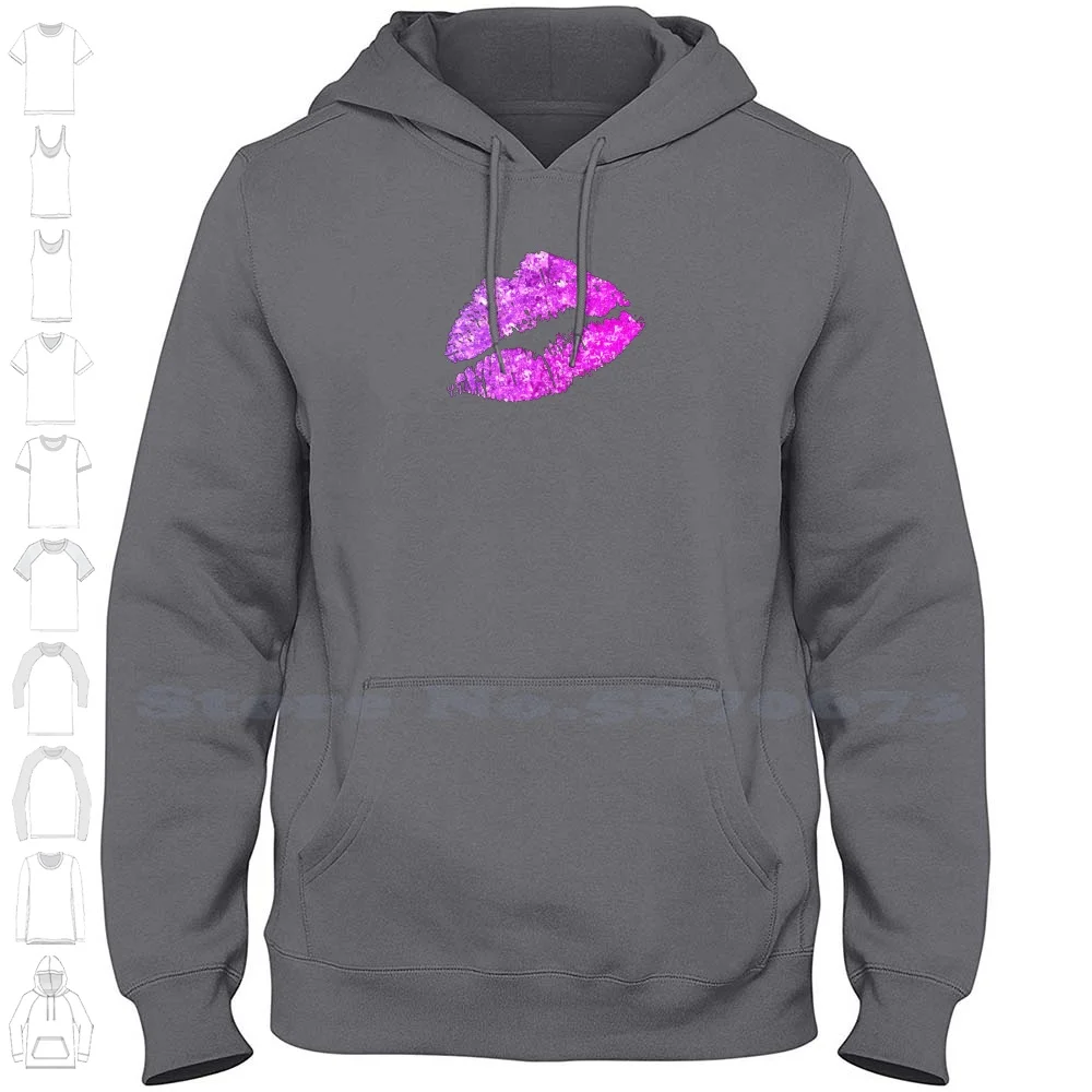 Woman’s Lips Print Causal Blouse Long Sleeve Hoodie Sweatshirt Womens Lips Womens Birthday Queen Birthday Queen Group Birthday