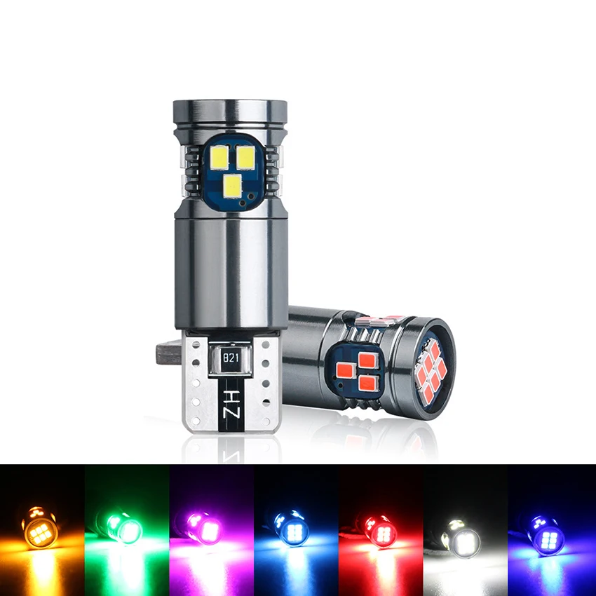 2 pz/lotto lampadina a LED T10 18SMD 2016 sostituzione auto per mappa cupola targa cruscotto luce di posizione laterale terza luce di stop