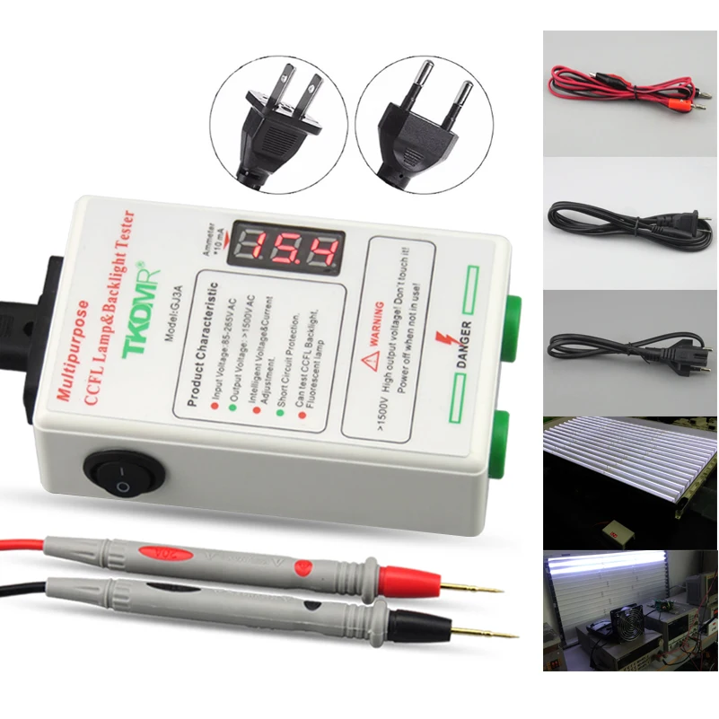 TKDMR  All Size CCFL Lamp Tester LCD TV Laptop Backlight Tester Output Current&Voltage Intelligent Adjustment