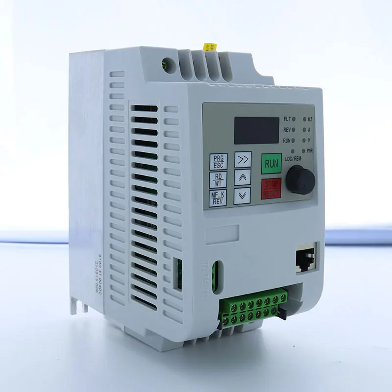 Imagem -04 - Conversor de Frequência com Acionamento de Velocidade Ajustável Inversor de Frequência Vfd Entrada Monofásica Saída Trifásica 220v 5.5kw 7.5kw 4kw