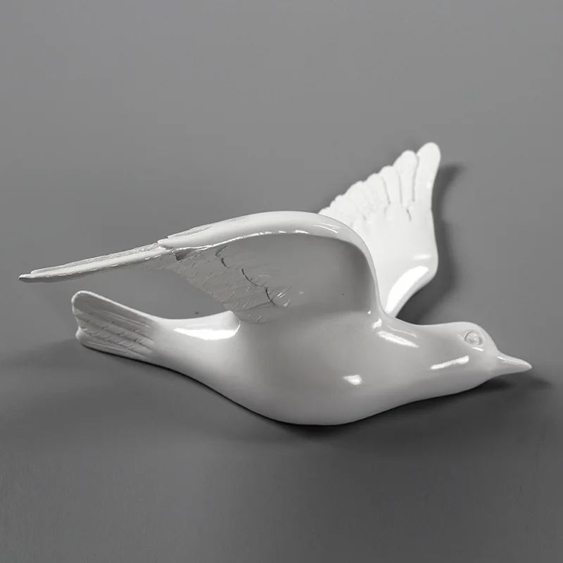 Boowan Nicole Various Shapes Peace Dove Silicone Mold for Cement Handmade Birds Concrete Crafts Garden Home Decoration