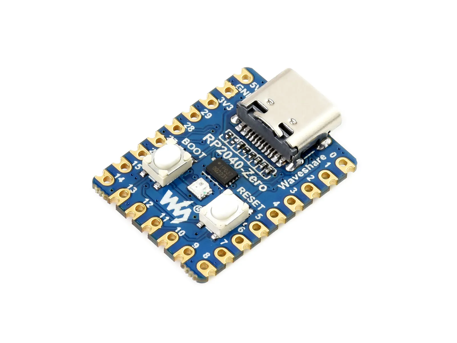 

RP2040-Zero, High-Performance Pico-Like MCU Board Based On Raspberry Pi Microcontroller RP2040, Mini ver. A Low-Cost,