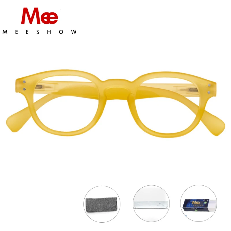 MEESHOW Anti Blue Reading Glasses Men's Eyeglasses computer eyeglasses Blue light blocking glasses women men eyes protection