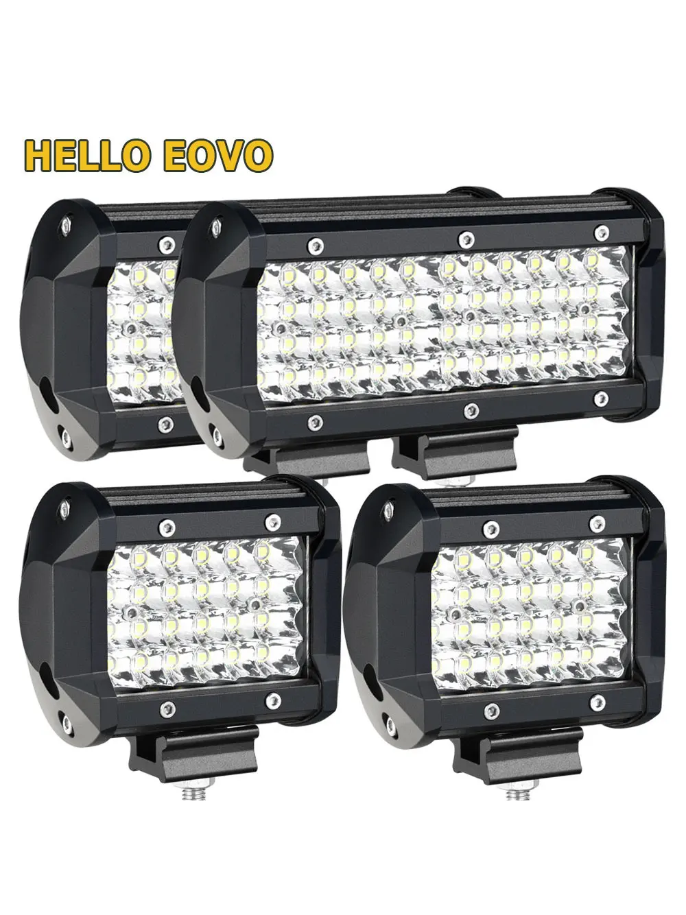 HELLO EOVO 4 Inch 7 Inch LED Light Bar LED Bar Work Light for Driving Off Road Car Tractor Truck 4x4 SUV ATV UTV 12V 24V