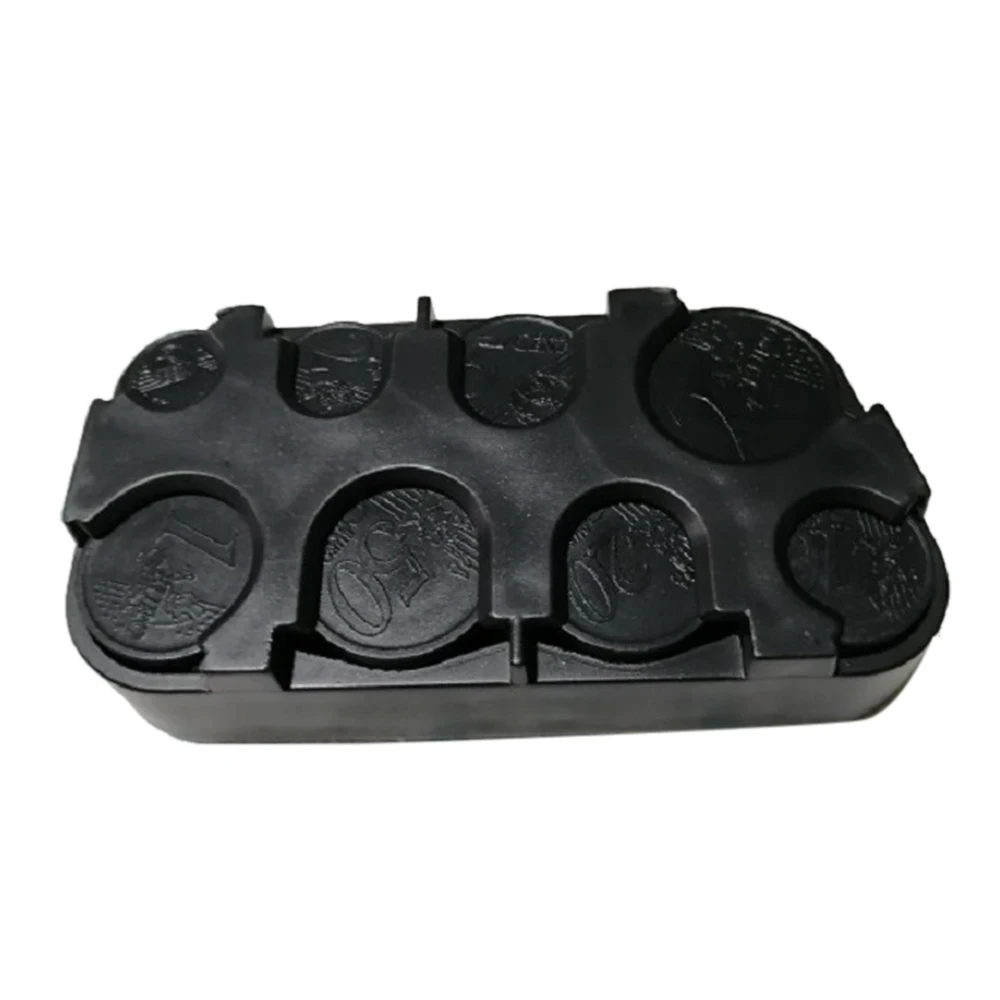 Car Interior Coin Holder Case Storage Box Container Dispenser Organizer (for Euro Coins) Case Loose Change Money Storage