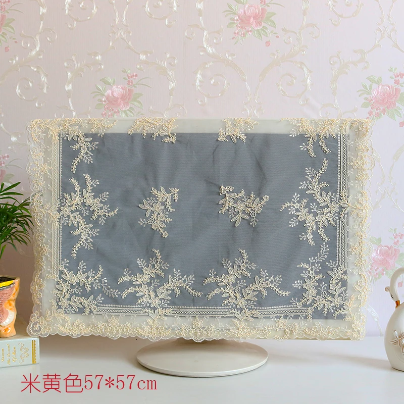 European Lace Embroidered Square Tablecloth Balcony Table Mat Computer Multipurpose Dust Cover Cloth Banquet Party Decoration