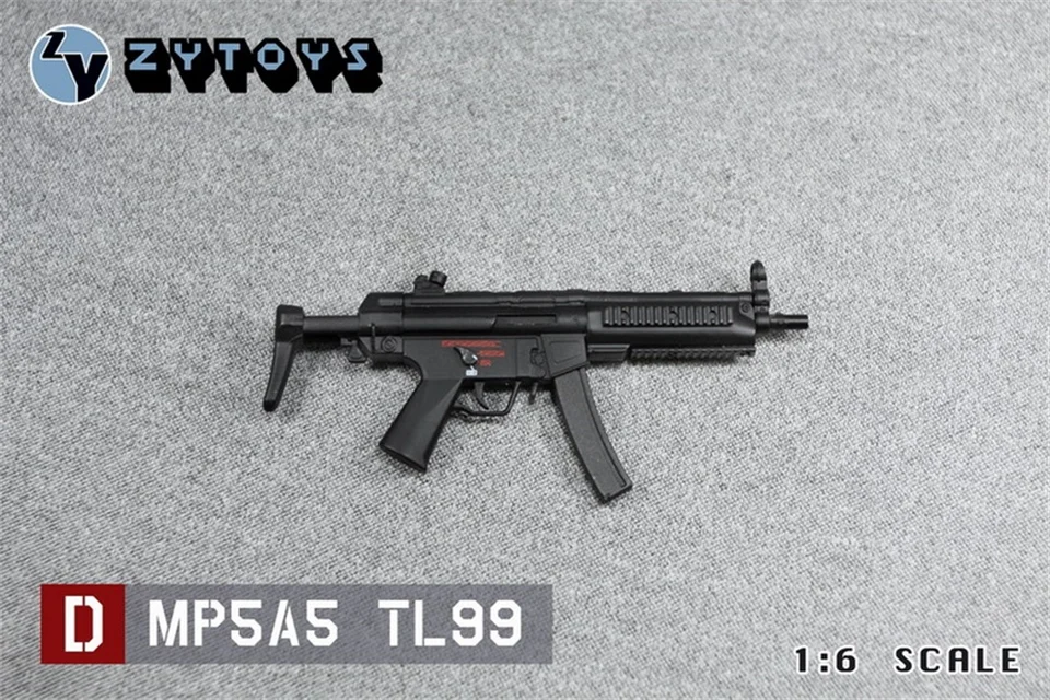 ZYTOYS 1/6th MP5 Weapon Series Type D MP5A5 TL99 PVC Material Can