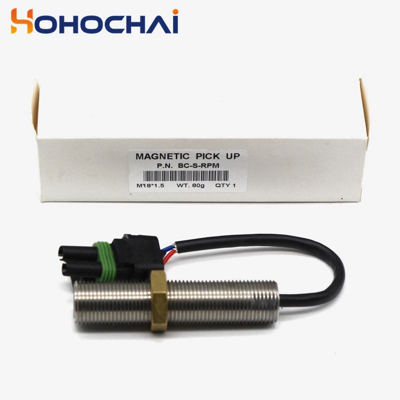 M16*1.5 M16 16*1.5 M18*1.5 MPU M18 1.5 18*1.5 Diesel Engine Part Magnetic Speed Pickup Sensor for Generator Kit