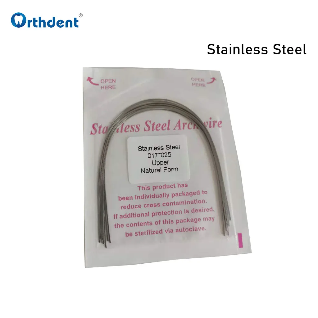 1 Pack Dental Stainless Steel Wires Natural Form Orthodontic Arc For Braces Rectangular Archwire Dentistry Teeth Therapy Tool