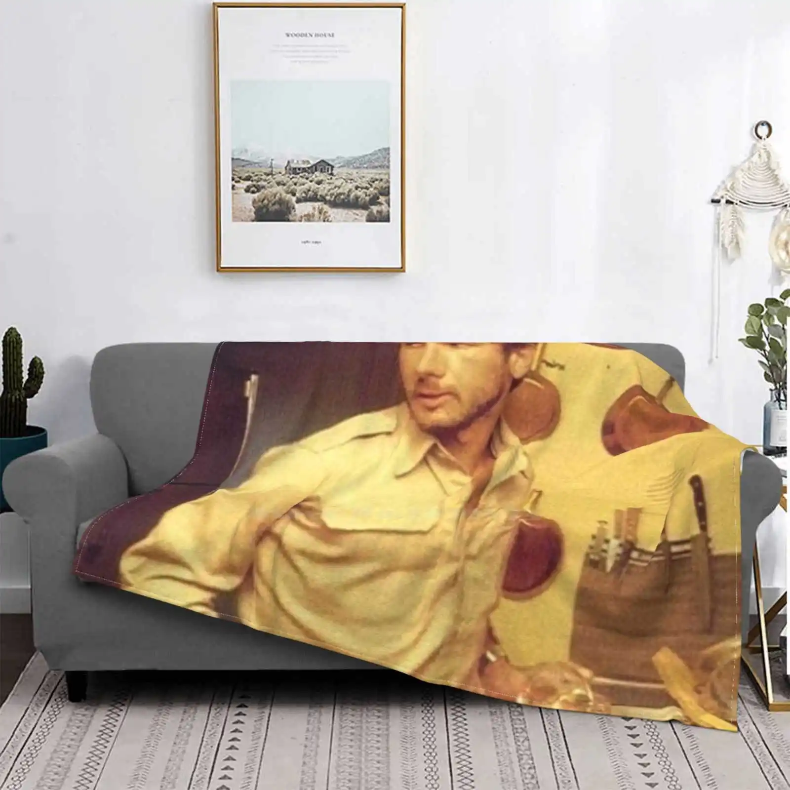 Harrison All Sizes Soft Cover Blanket Home Decor Bedding Harrison Blade Runner Sci Fi Indiana Jones Bladerunner Han Solo 80s