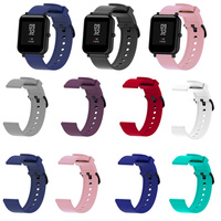 Silicone Sport Strap For Xiaomi Huami Amazfit Bip Smart Watch 20MM Replacement Band Bracelet Smart Accessories For Amazfit Bip