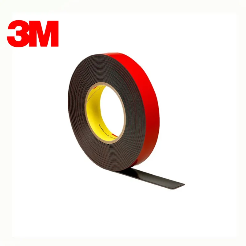 3M PT1100 Acrylic Plus Tape , Black, 45 Mil , 10mmx36YD/roll , Dropshipping