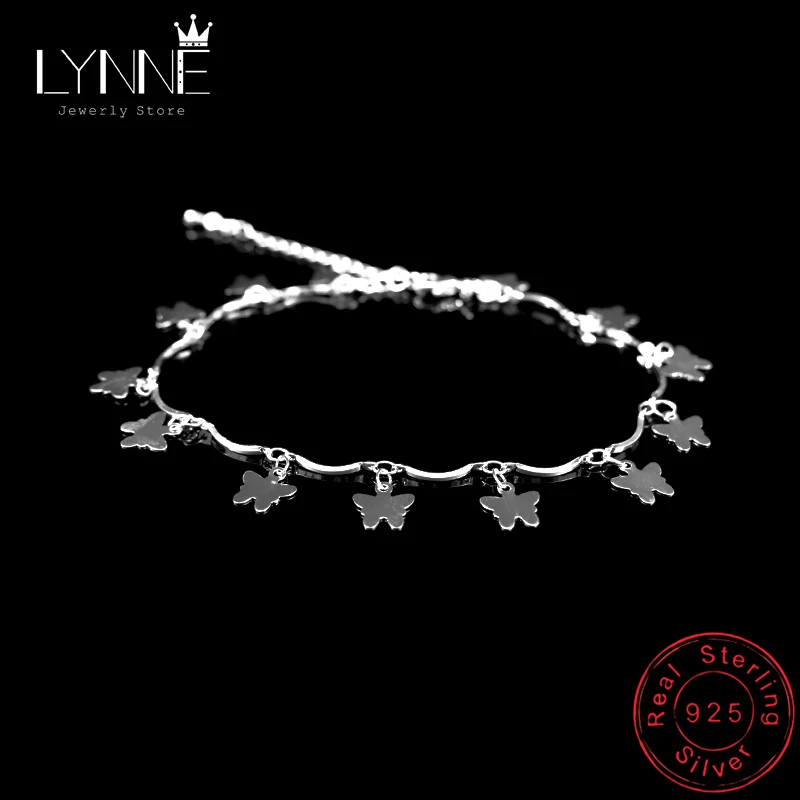 Bracelets de cheville bohème en argent regardé 925 pour femmes et filles, bracelets de cheville, bracelet de plage, bijoux de jambe, cadeau, coeur