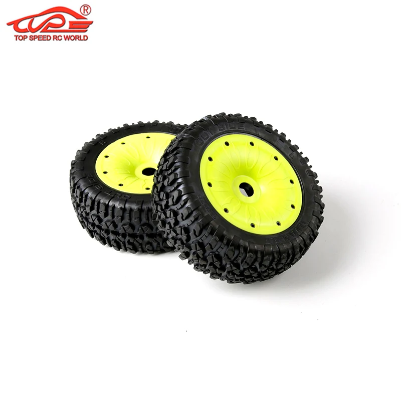 

Rc Car Gravel Tyres or Off-road Wheel Tire 2pcs/Set for 1/5 Scale LOSI 5IVE-T ROFUN ROVAN LT KM X2 BAJA 4WD SLT Truck Parts