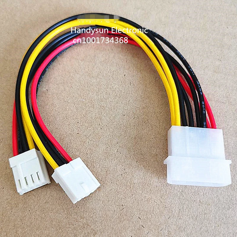 4Pin Molex IDE Nam Sang Dual 4Pin ATA Nữ 4pin Đến 2X4pin Cáp Cấp Nguồn Cho Ổ Đĩa Mềm Adapter Máy Tính máy Tính Kết Nối Dây