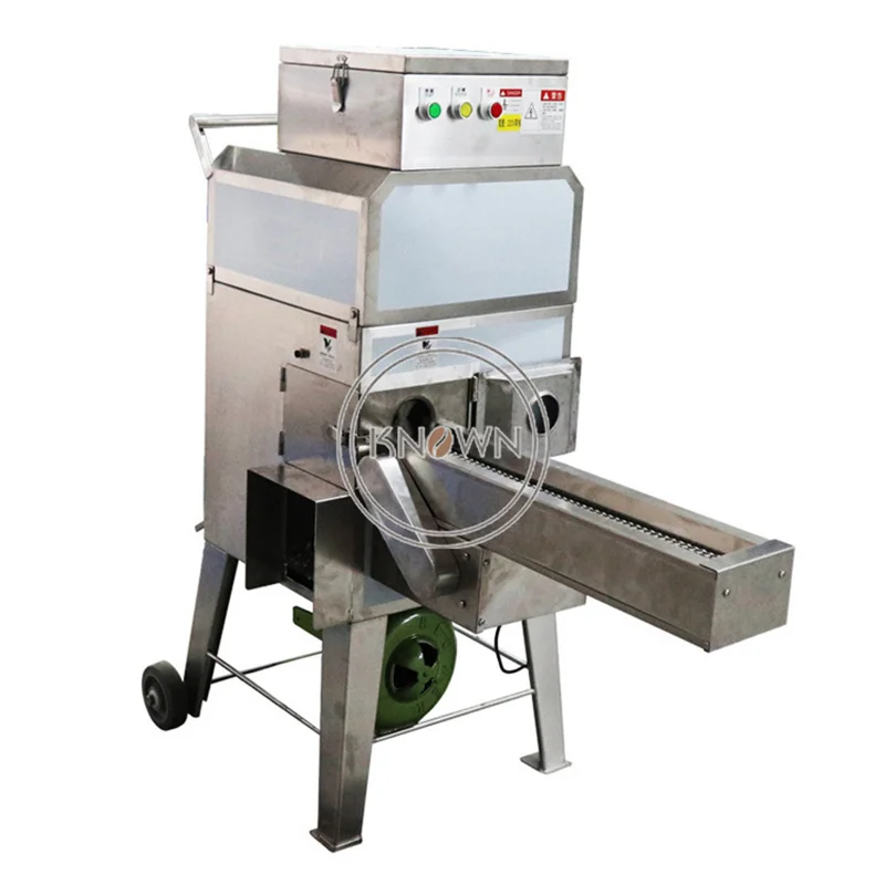 Food Grade Stainless Steel Automatic Fresh Forn Thresher  Sweet Tender Corn Maize  Sheller Machine