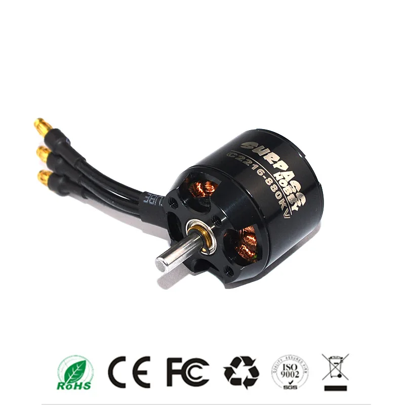 SURPASS HOBBY 2216 C2836 750KV 880KV 1120KV  Brushless Motor for RC Airplane Fixed-wing Glider Aircraft