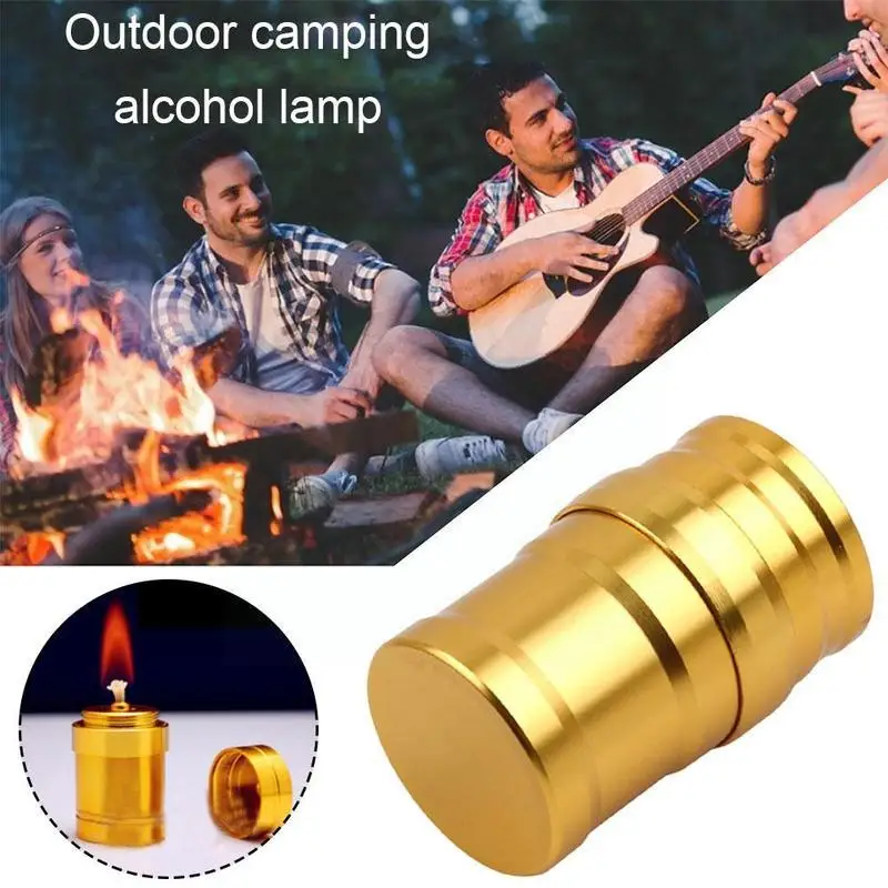 Portable Metal Mini Alcohol Lamp Lab Equipment Heating Liquid Stoves For Outdoor Survival Camping Hiking Travel Accessories