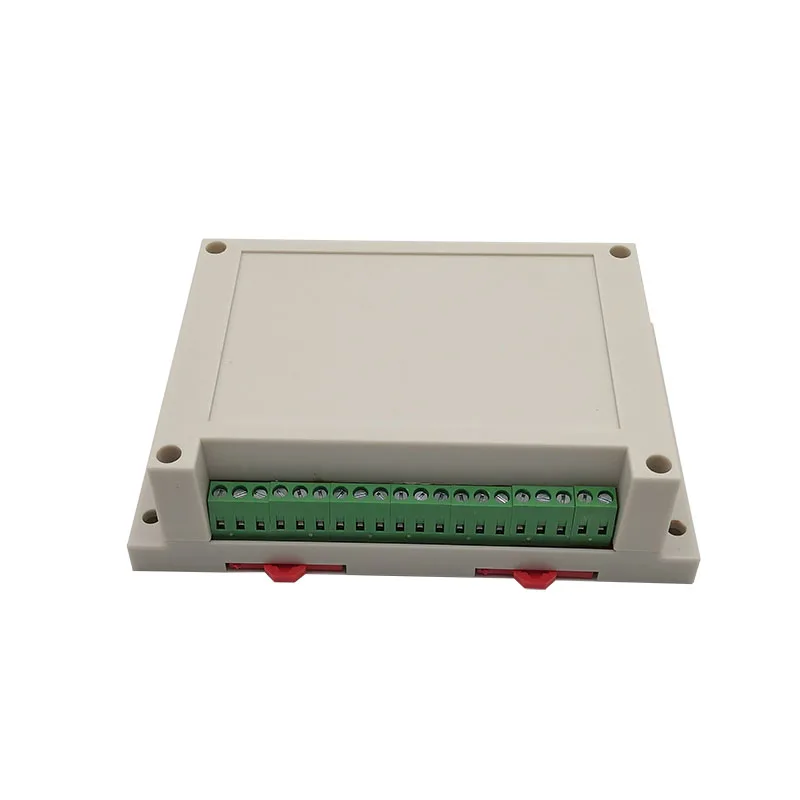 LK-PLC06a Customized Industrial PLC Plastic Din Rail Enclosure With Terminal Block Junction Box 145x90x40mm