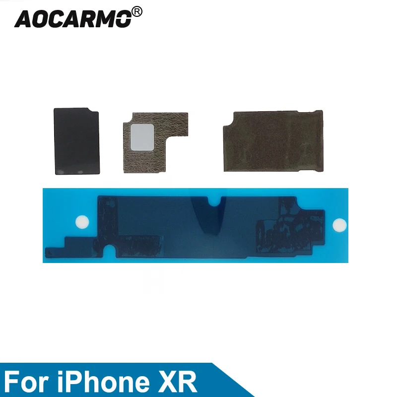 Aocarmo For iPhone XR Motherboard Thermal Conductivity Graphite Paper Heat Sink Radiatin Rib Dissipation Sticker