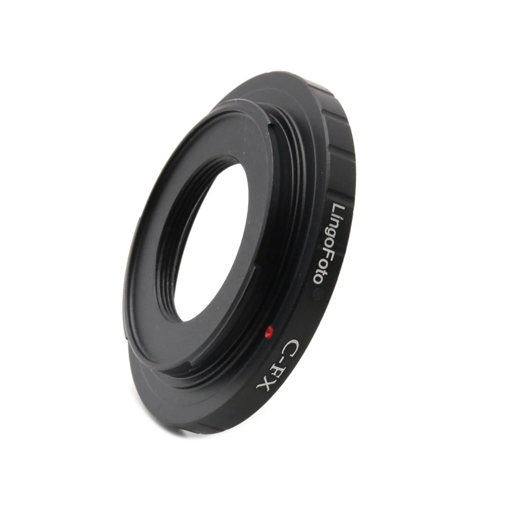 Für CCTV Cine C-mount Objektiv zu Fujifilm X-mount kamera, lingoFoto C-FX Metall Mount Adapter Ring für XE4,XT4,XS10 etc.