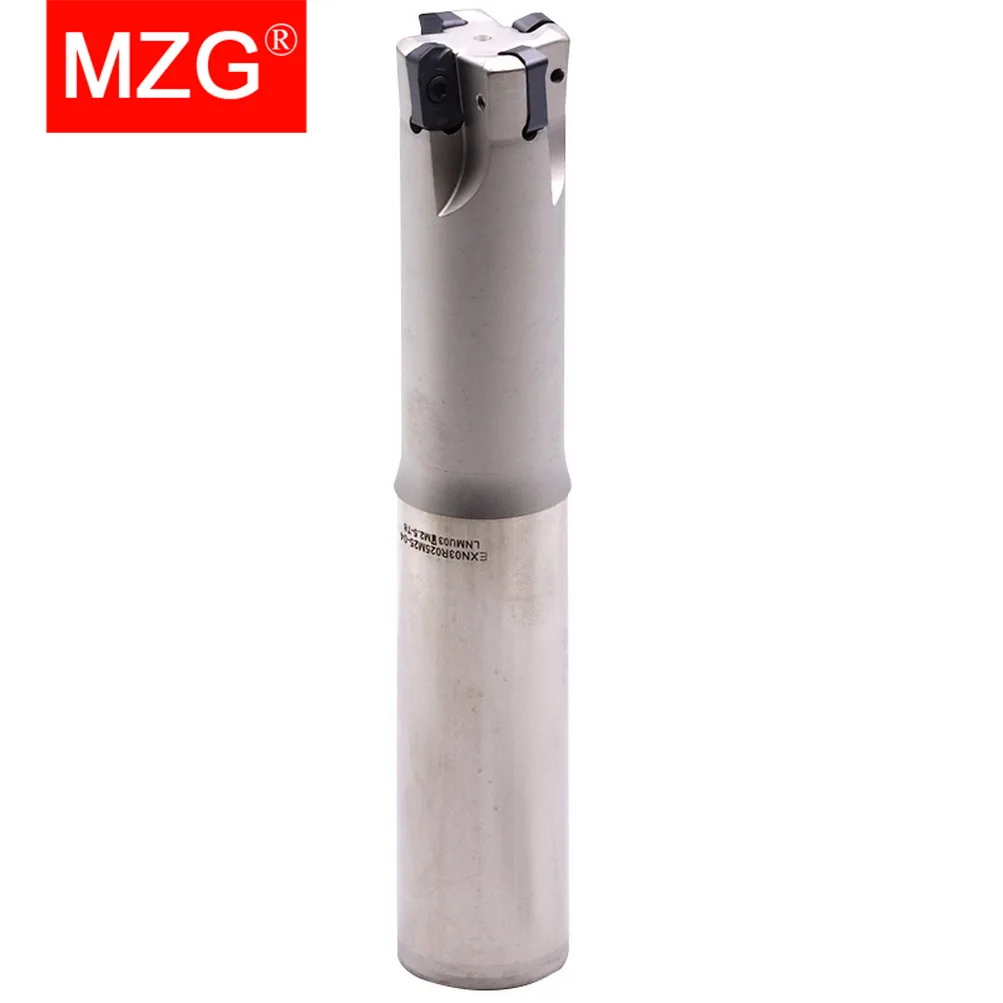 MZG EXN03R CNC Fast Feeding Lathe Machining Alloy End Mill Shank LNMU Double Side Carbide Insert Milling Cutter