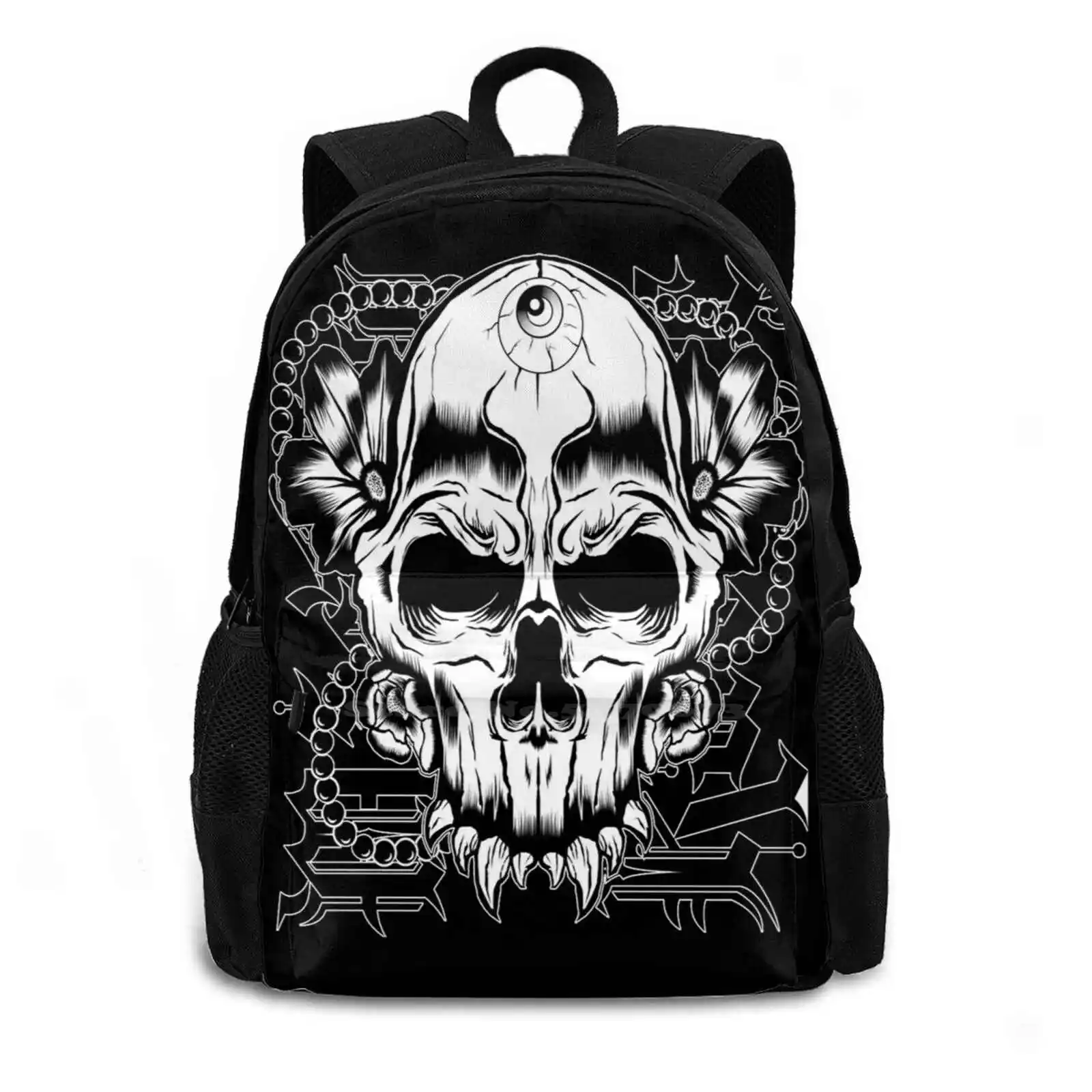 Cool Skull 479D Print Design Backpack Student Bag Skull Anatomy Skull And Bones Gameplay Skull Song Skull And Bones