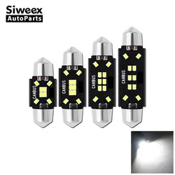 1 Pcs 31MM 36MM 39MM 41MM Car Led Festoon Lamp 10 8 2016 SMD License Plate Lights Canbus Error Free Door Dome Bulbs White 12V DC