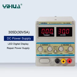 YIHUA 305D 30V5A Adjustable DC Regulated Power Supply For Laboratory Phone Repair Voltage Regulator Digital Display Power Supply